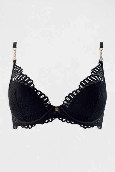 Soutien-gorge coques noir femme