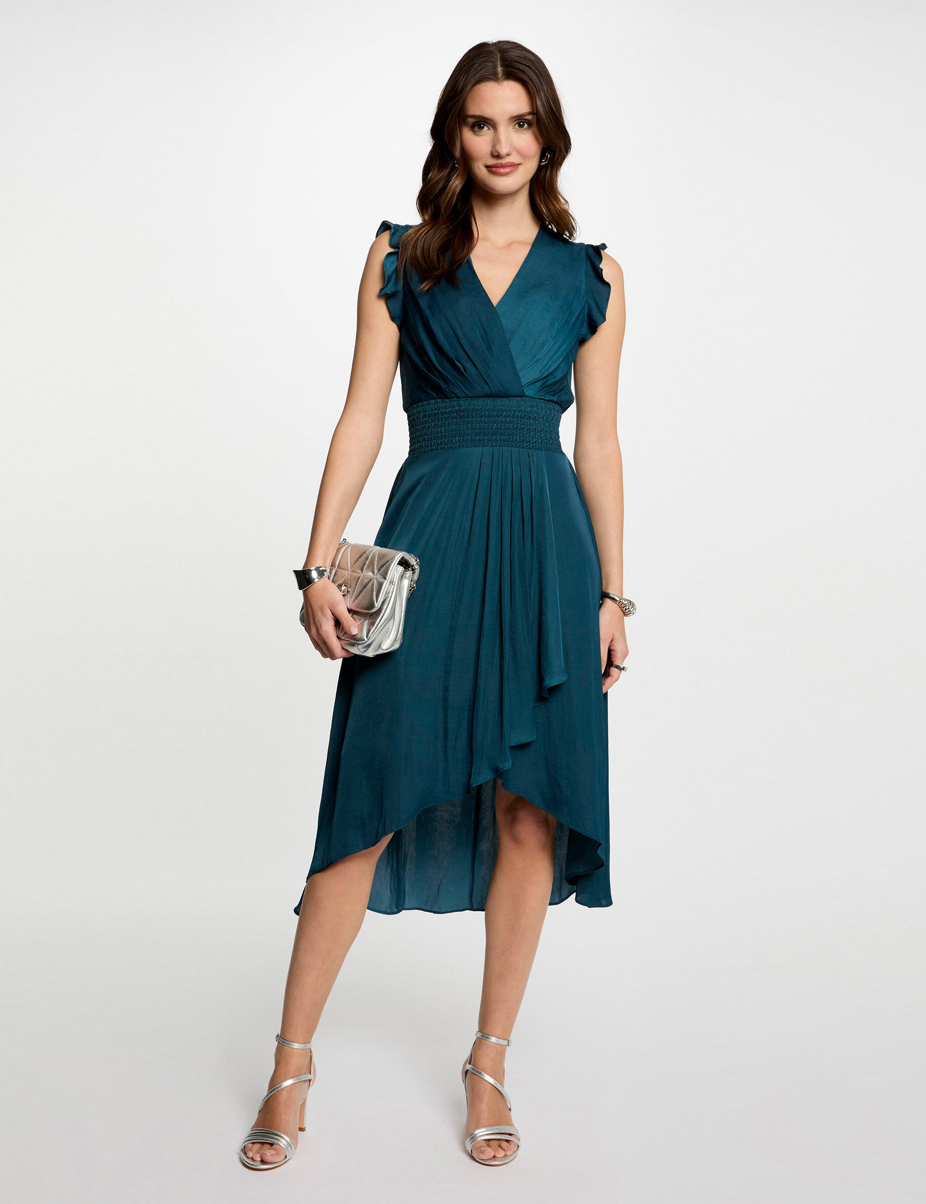 Robe droite fluide sans manches - Morgan - Modalova