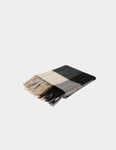 &Eacute;charpe &agrave; carreaux multicolore femme