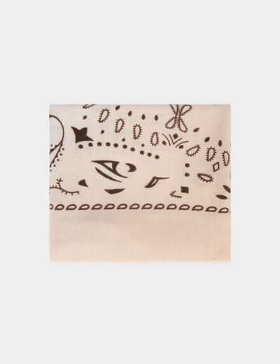 &Eacute;charpe fine beige femme