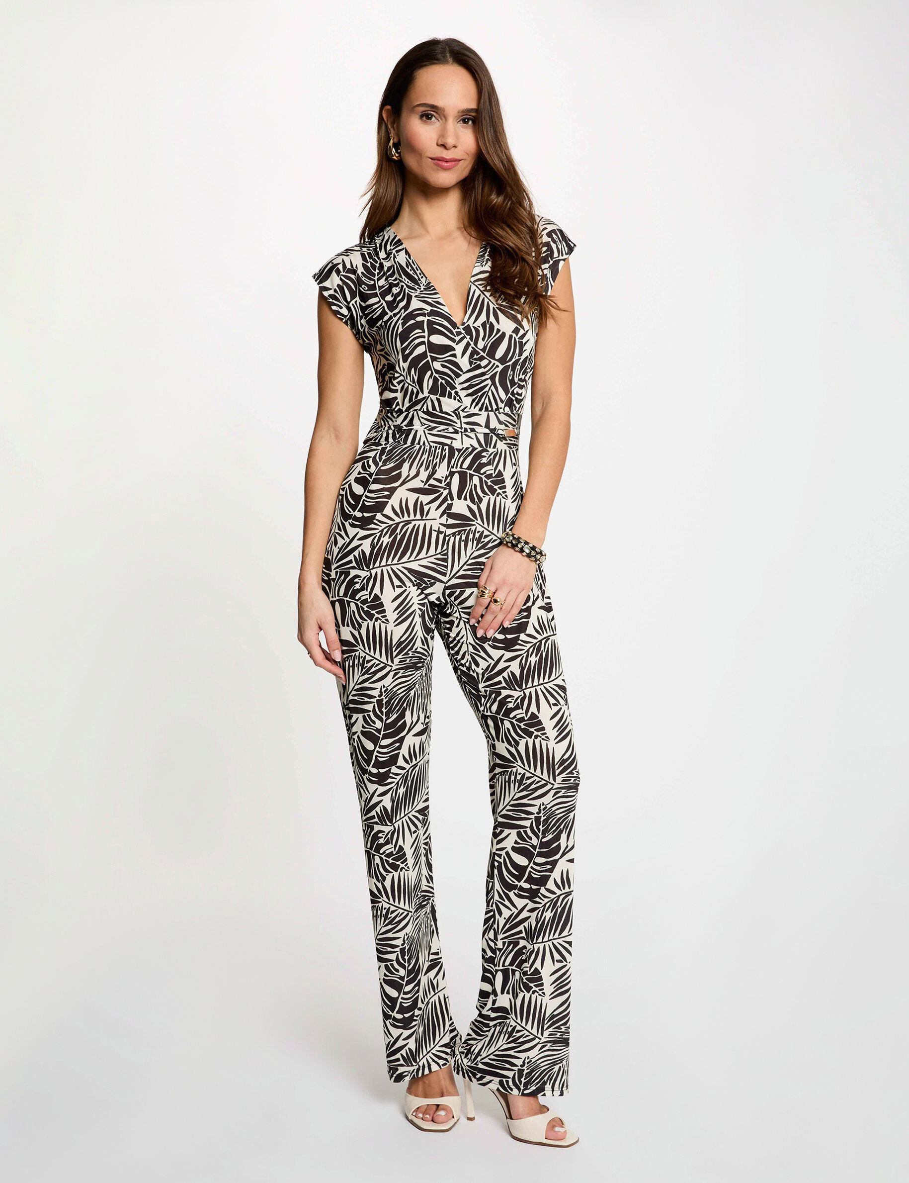 Combinaison ajustée décolleté femme