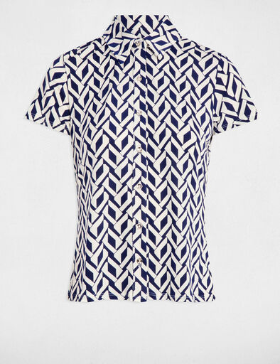 T-shirt manches courtes blanc femme