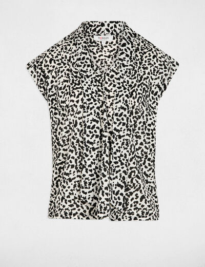 T-shirt manches courtes blanc femme