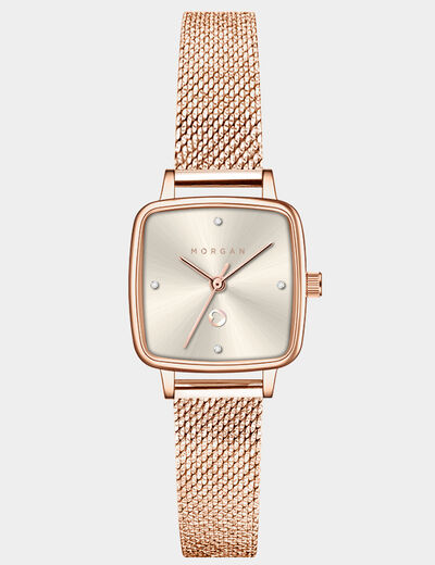 Montre rose femme