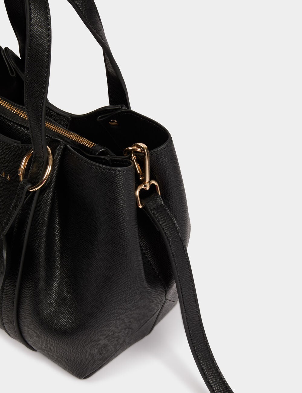 Sac cabas similicuir noir femme