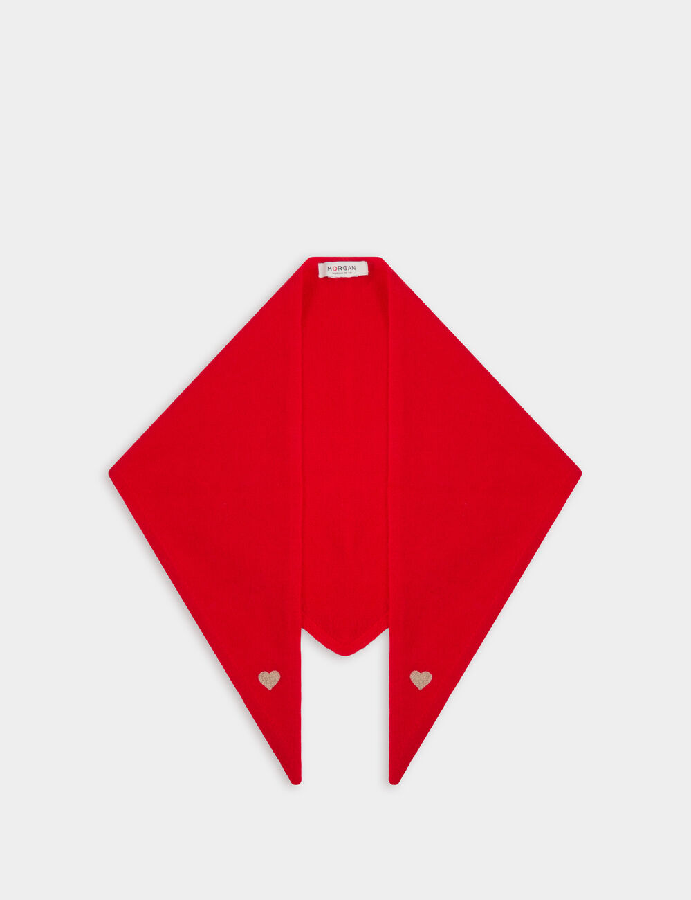 &Eacute;charpe brod&eacute;e rouge femme