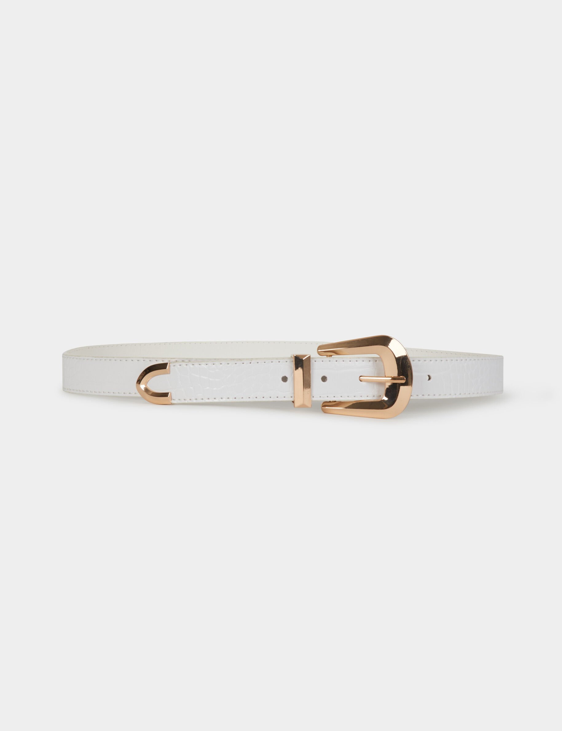 Ceinture croco femme