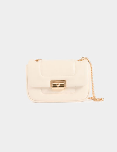 Sac pochette ivoire femme