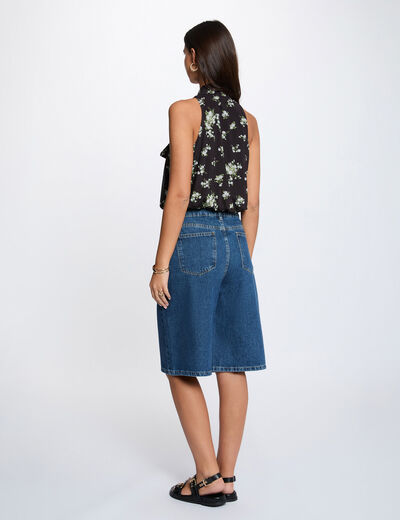 D&eacute;bardeur col lavalli&egrave;re multicolore femme