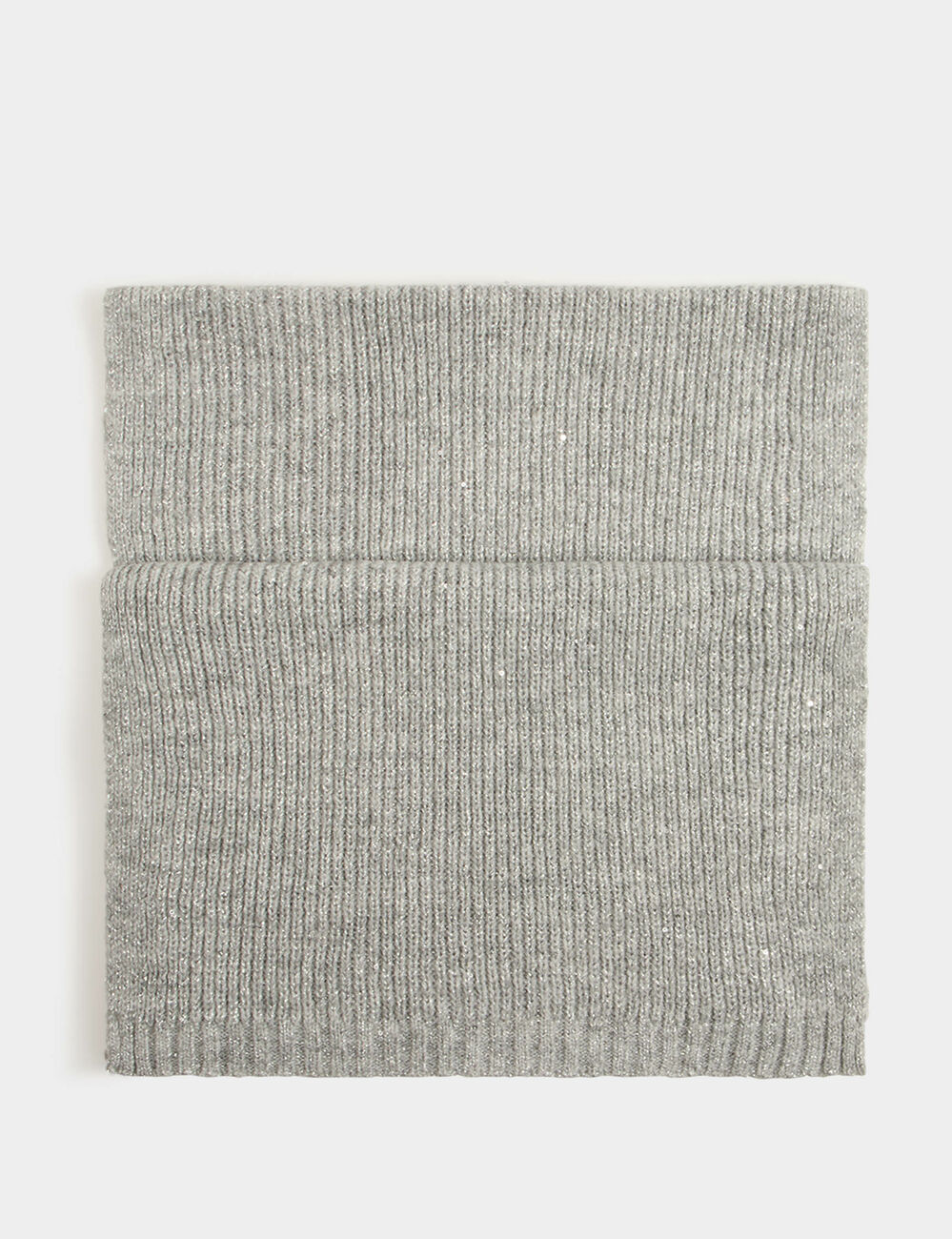 &Eacute;charpe avec sequins gris moyen femme