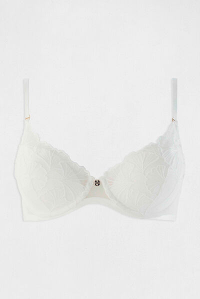 Soutien-gorge coques ivoire femme