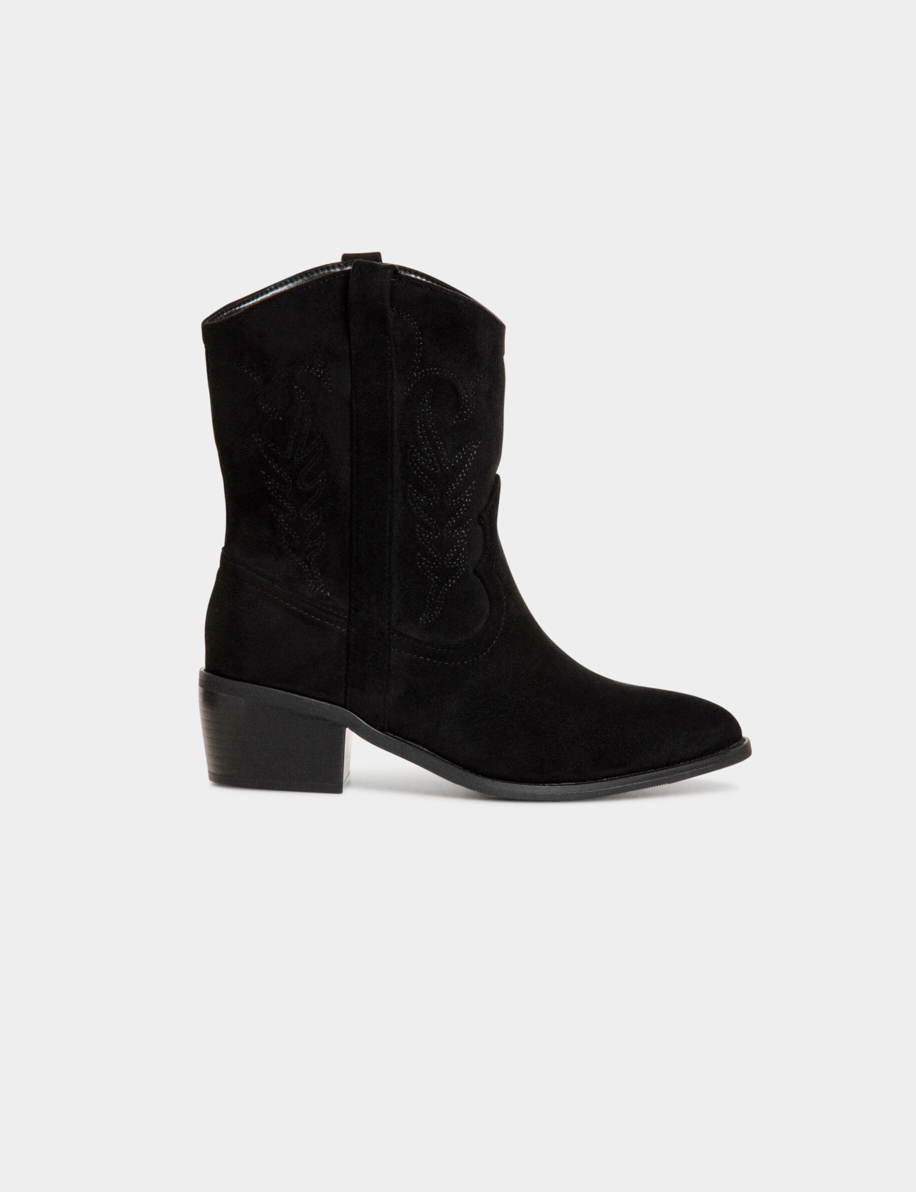 Bottines Western Femme Diva Lounge - Marron - Talon Petit - Taille US 7 (pointure 37-38) - Occasion Excellent état