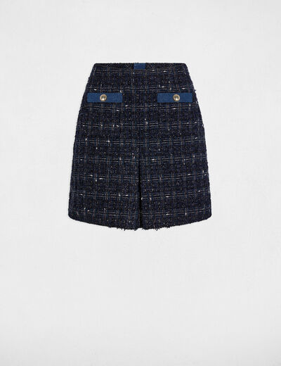 Jupe courte ajust&eacute;e multicolore femme