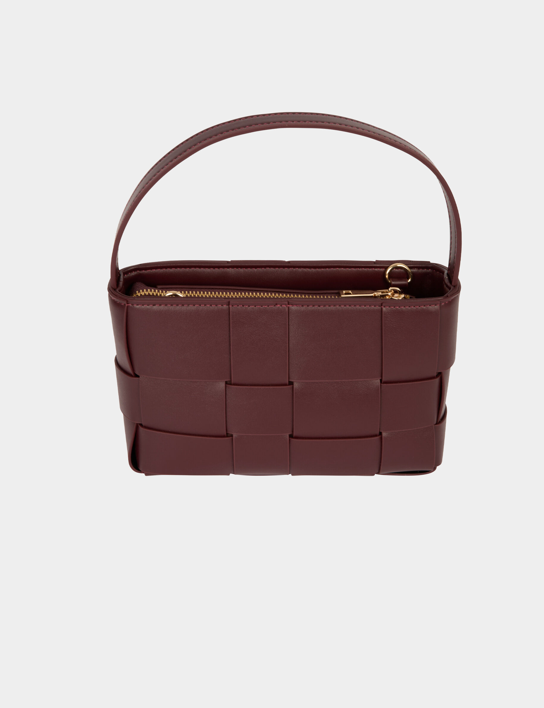 Sac tressé similicuir femme