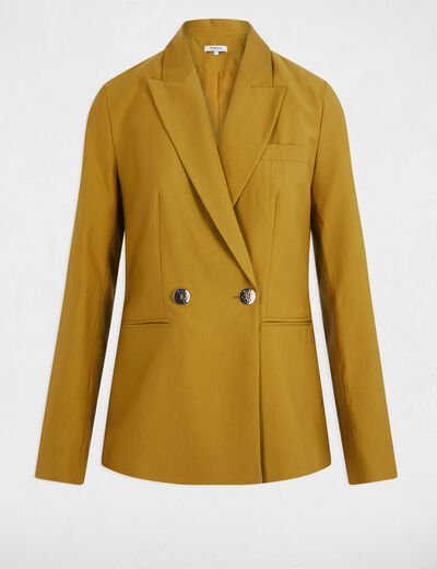 Veste manches longues vert kaki femme