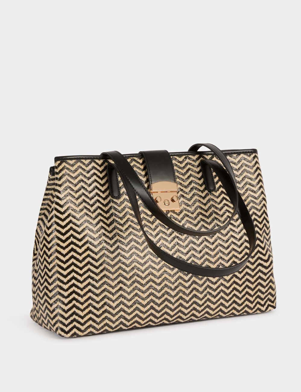 Sac cabas noir femme