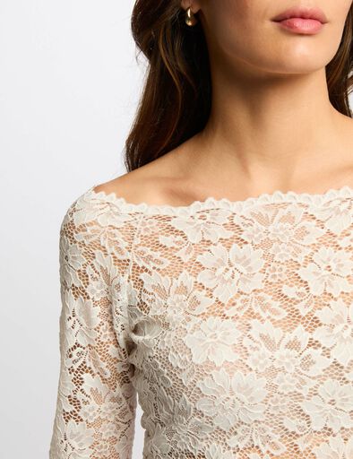 t shirt manches longues blanc femme T-shirt manches longues blanc femme