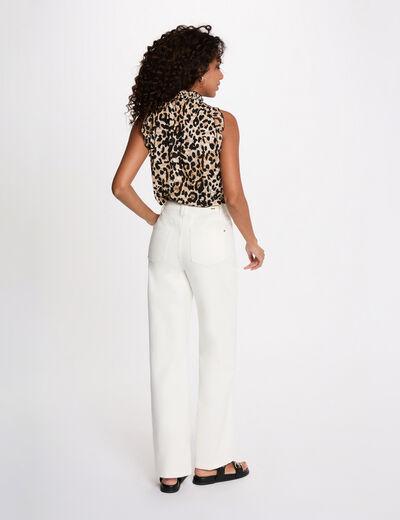 D&eacute;bardeur col montant multicolore femme