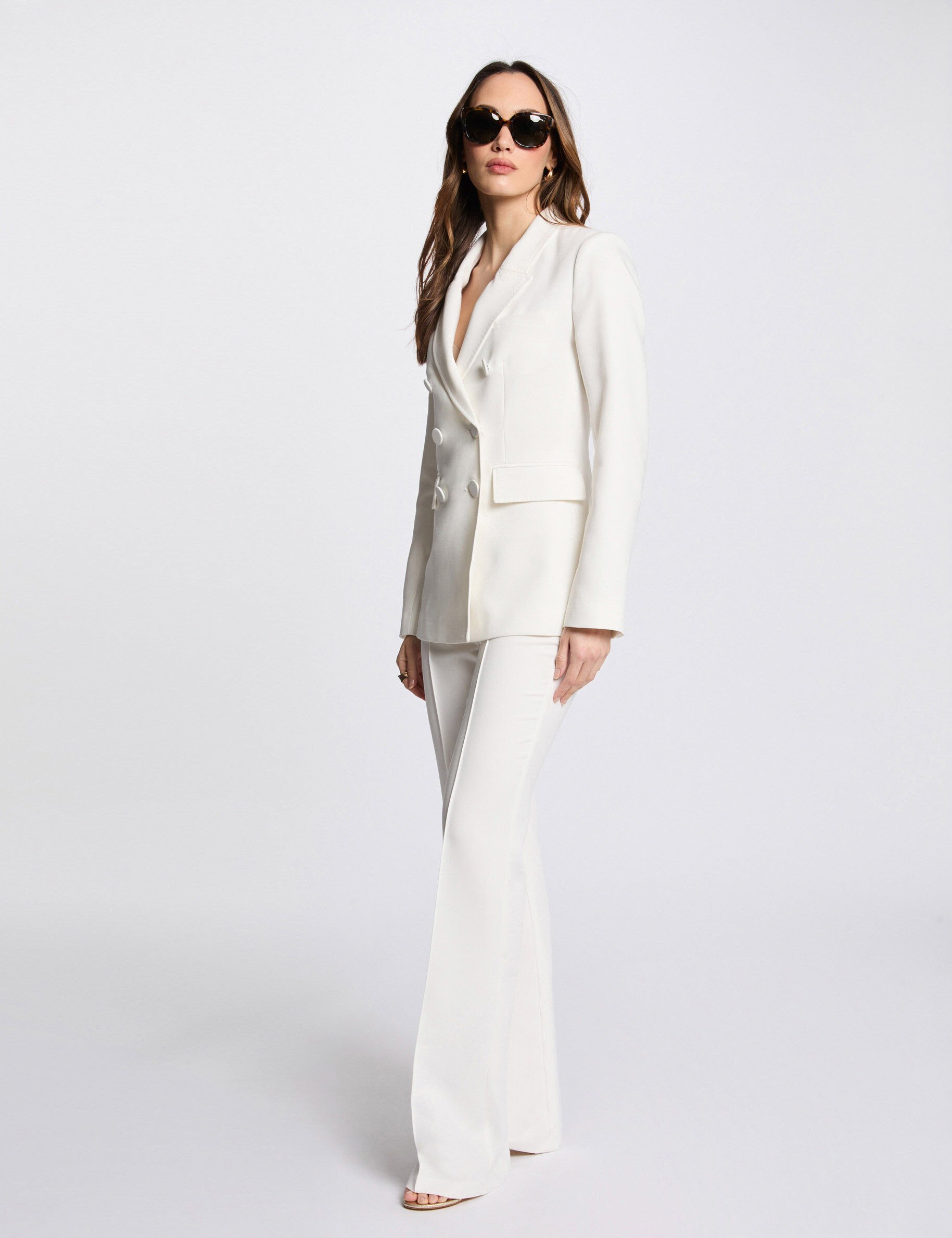 Pantalon bootcut taille haute - Morgan - Modalova
