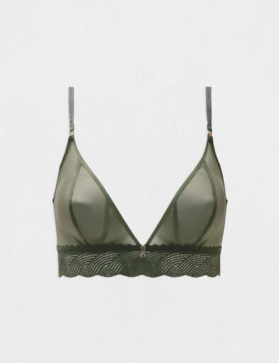 soutien gorge souple vert kaki femme Soutien-gorge souple vert kaki femme