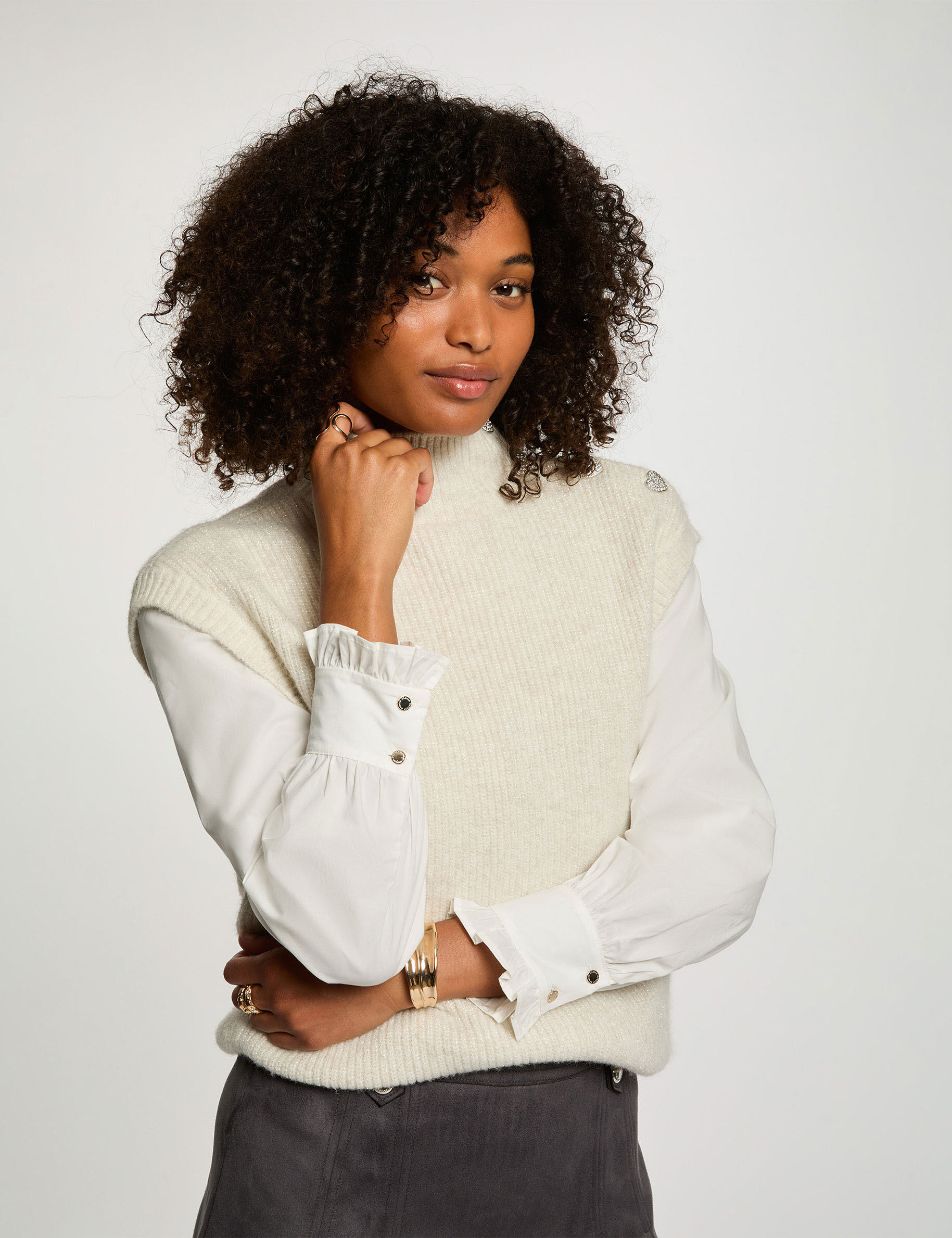 Pull sans manches femme - vue 9