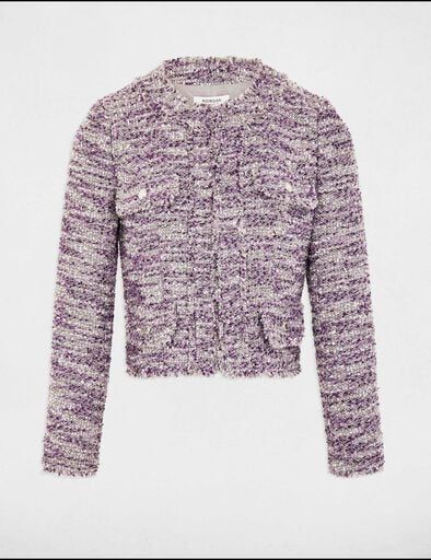 blazer court tweed multicolore femme Blazer court tweed multicolore femme