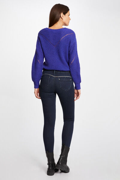 Jeans slim avec sequins jean stone femme