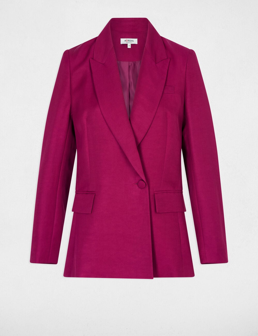 Veste blazer prune femme