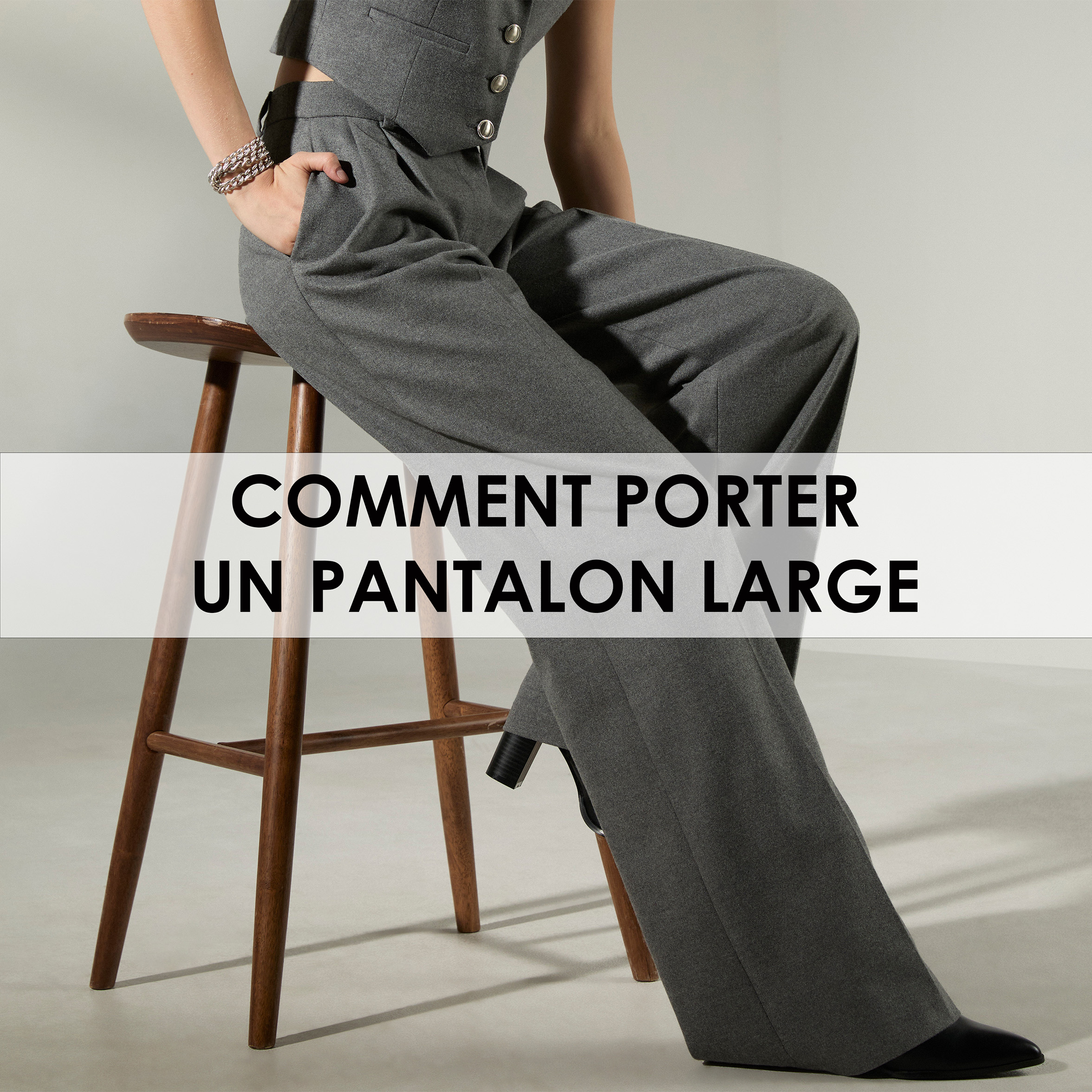 Pantalon large