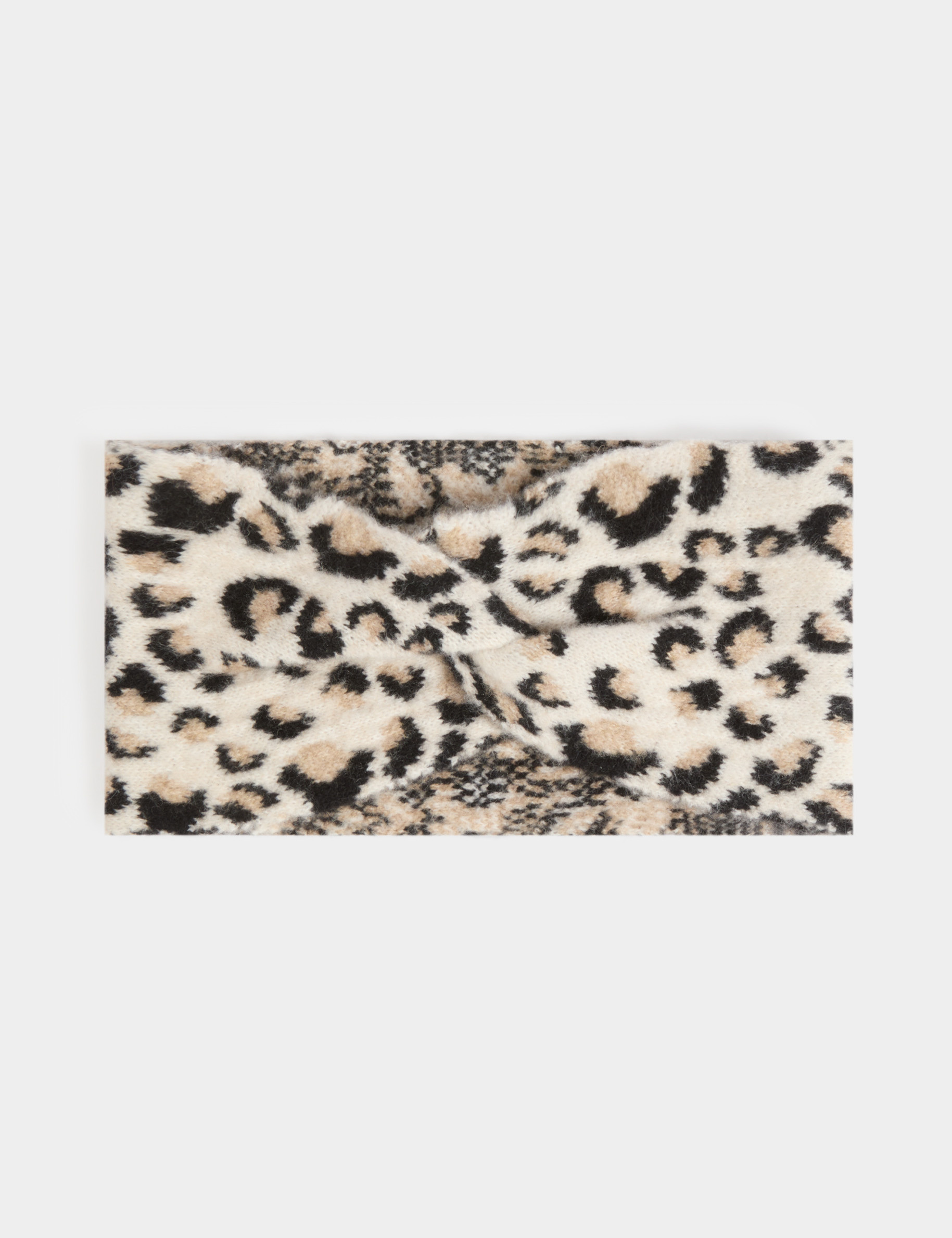 Bandeau imprim&eacute; l&eacute;opard multicolore femme