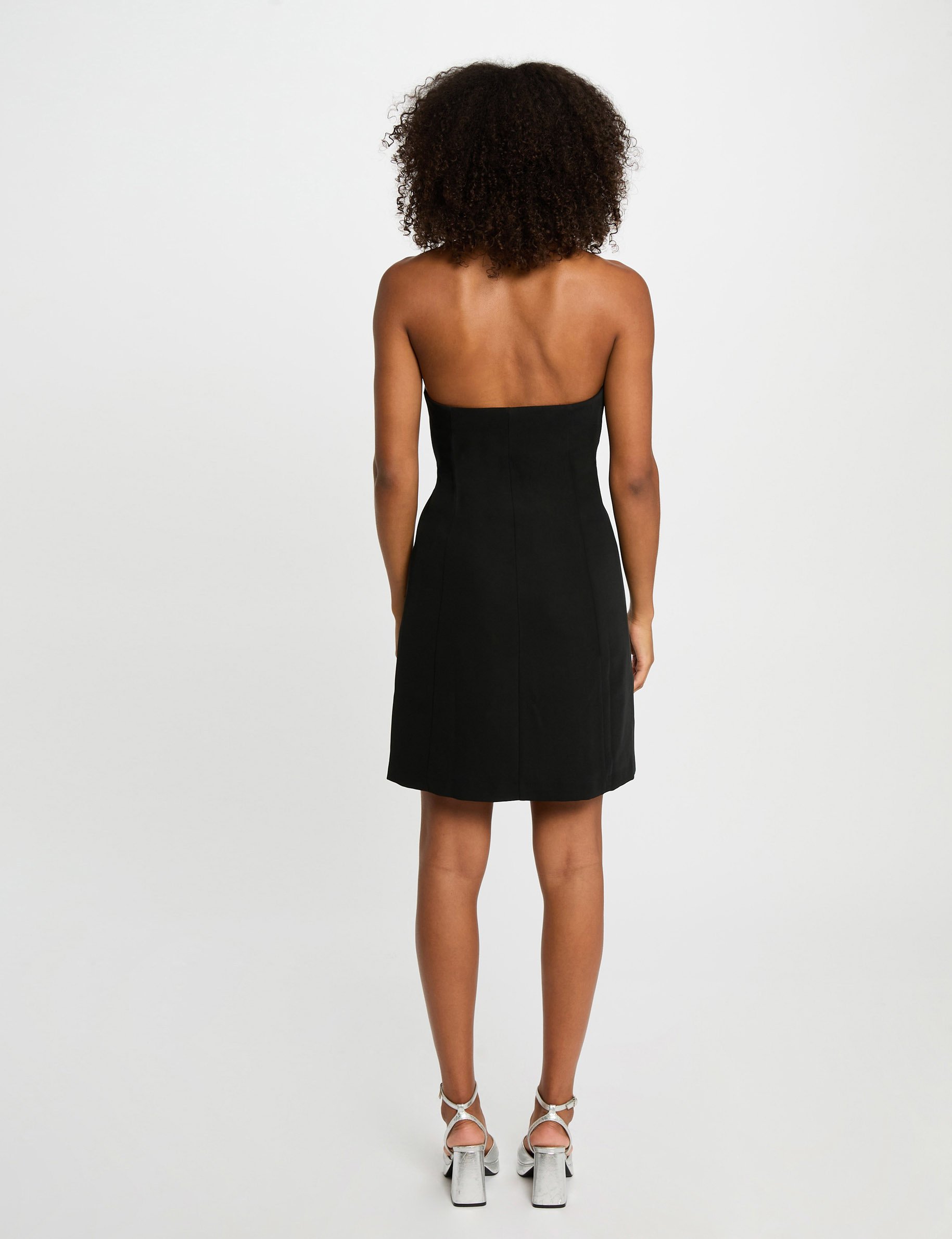 robe courte portefeuille noir femme Robe courte portefeuille noir femme
