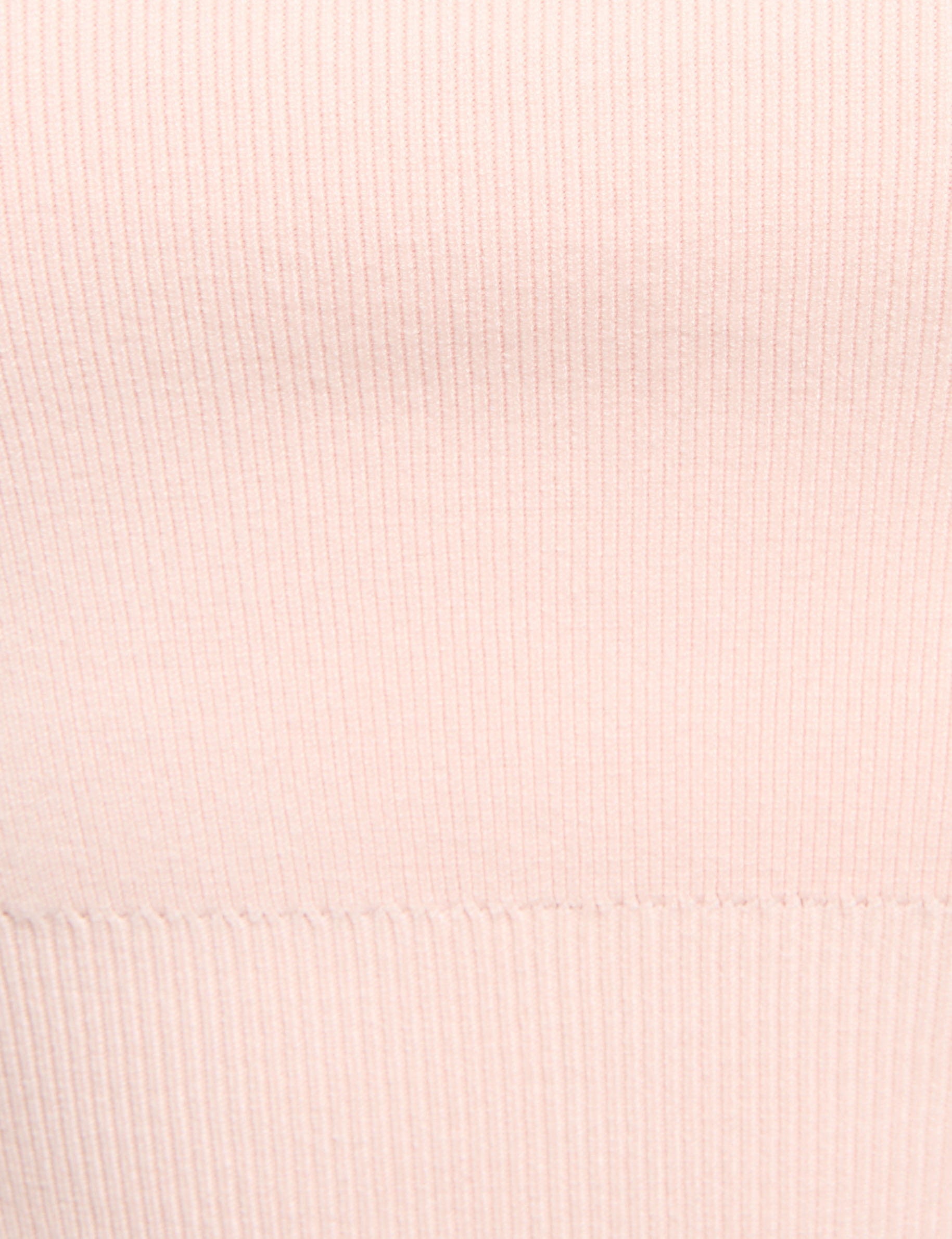D&eacute;bardeur ajust&eacute; encolure carr&eacute;e rose pastel femme