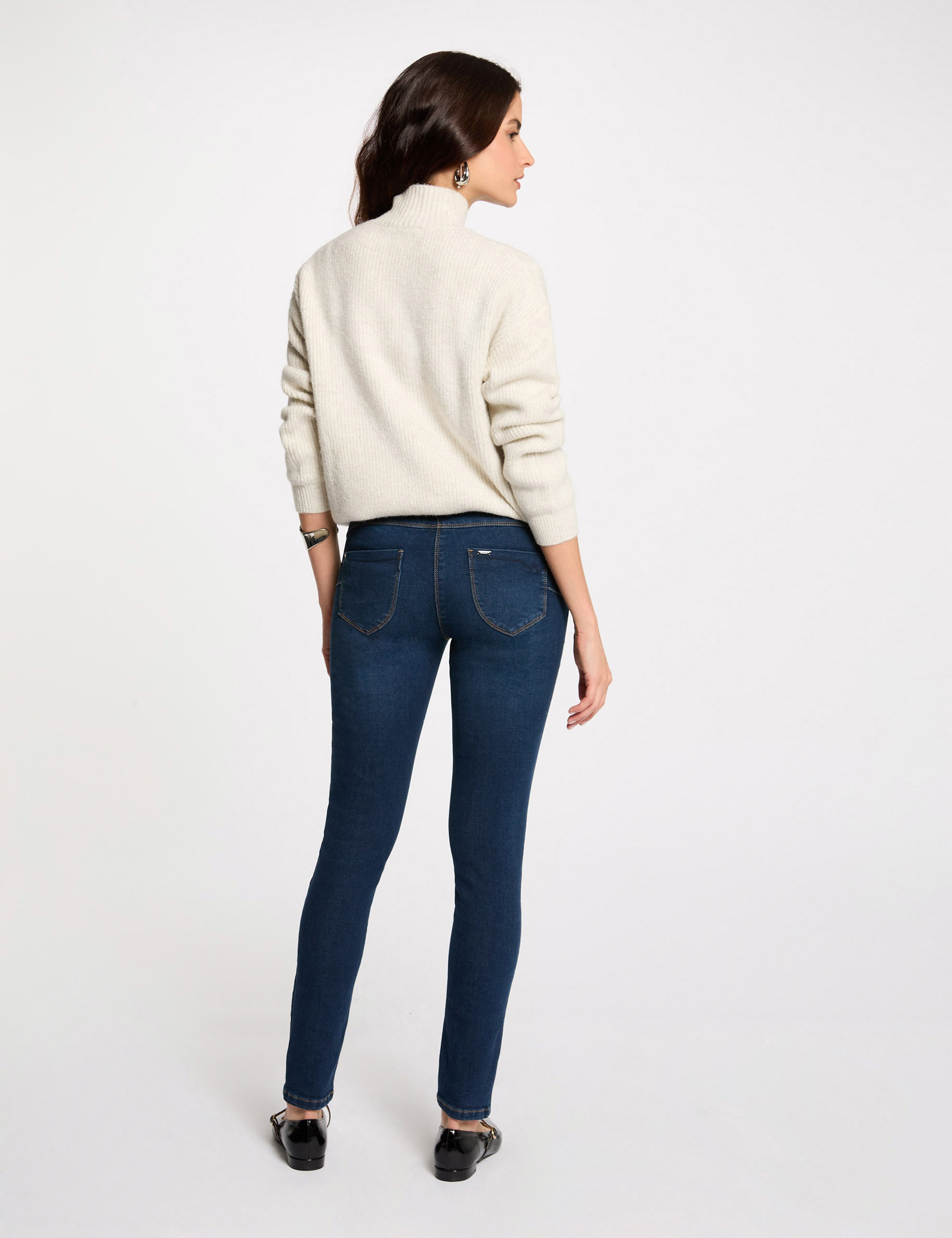 Pull VALENTINO Femme En Laine Ivoire - Dentelle, Manches Longues, Taille XS - Très Bon état