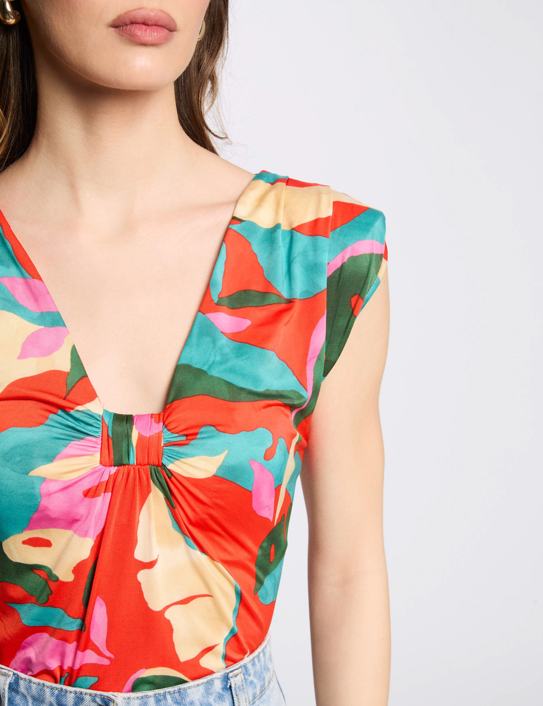 debardeur sans manches multicolore femme Débardeur sans manches multicolore femme
