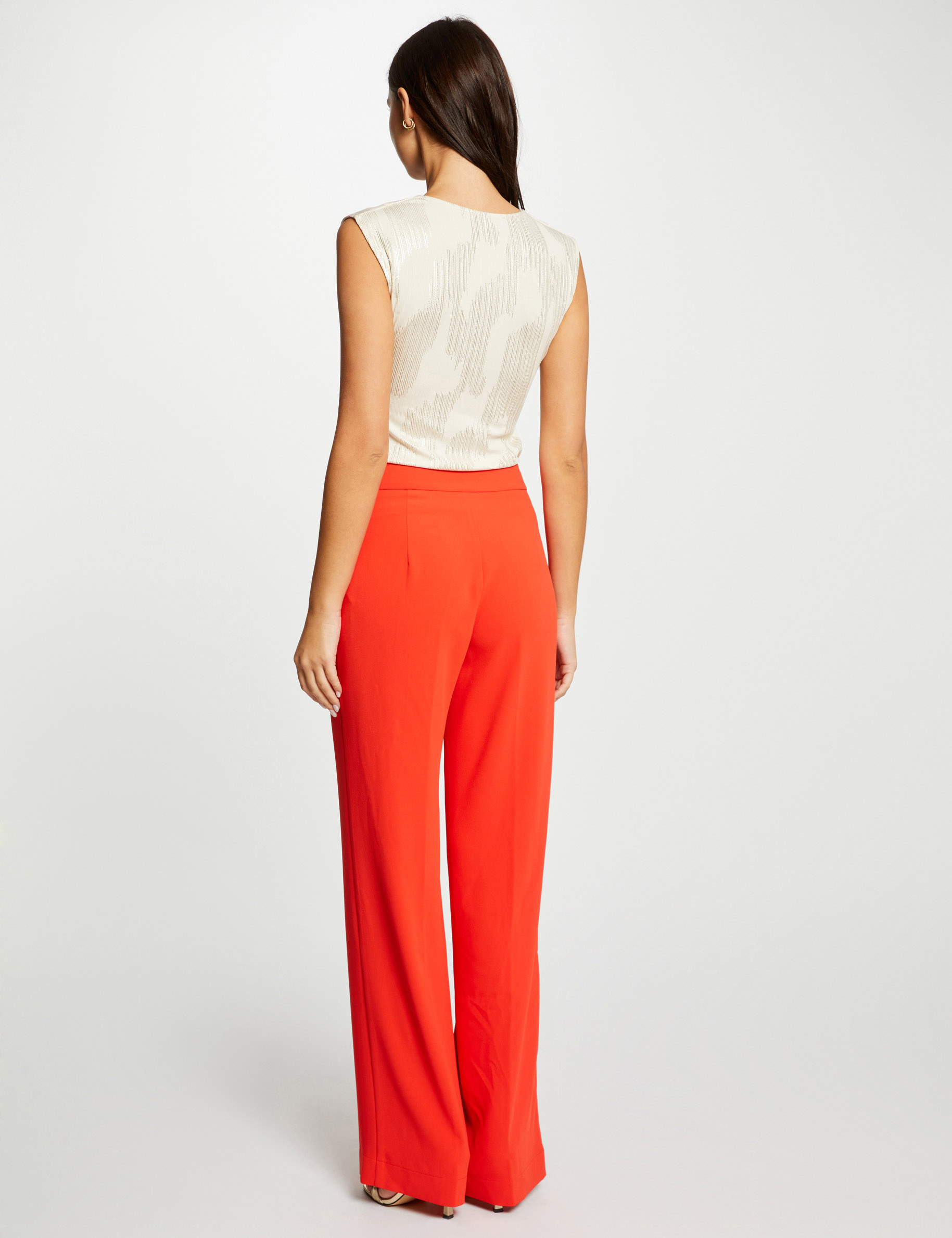 Top sans manches c&ocirc;tel&eacute; multicolore femme