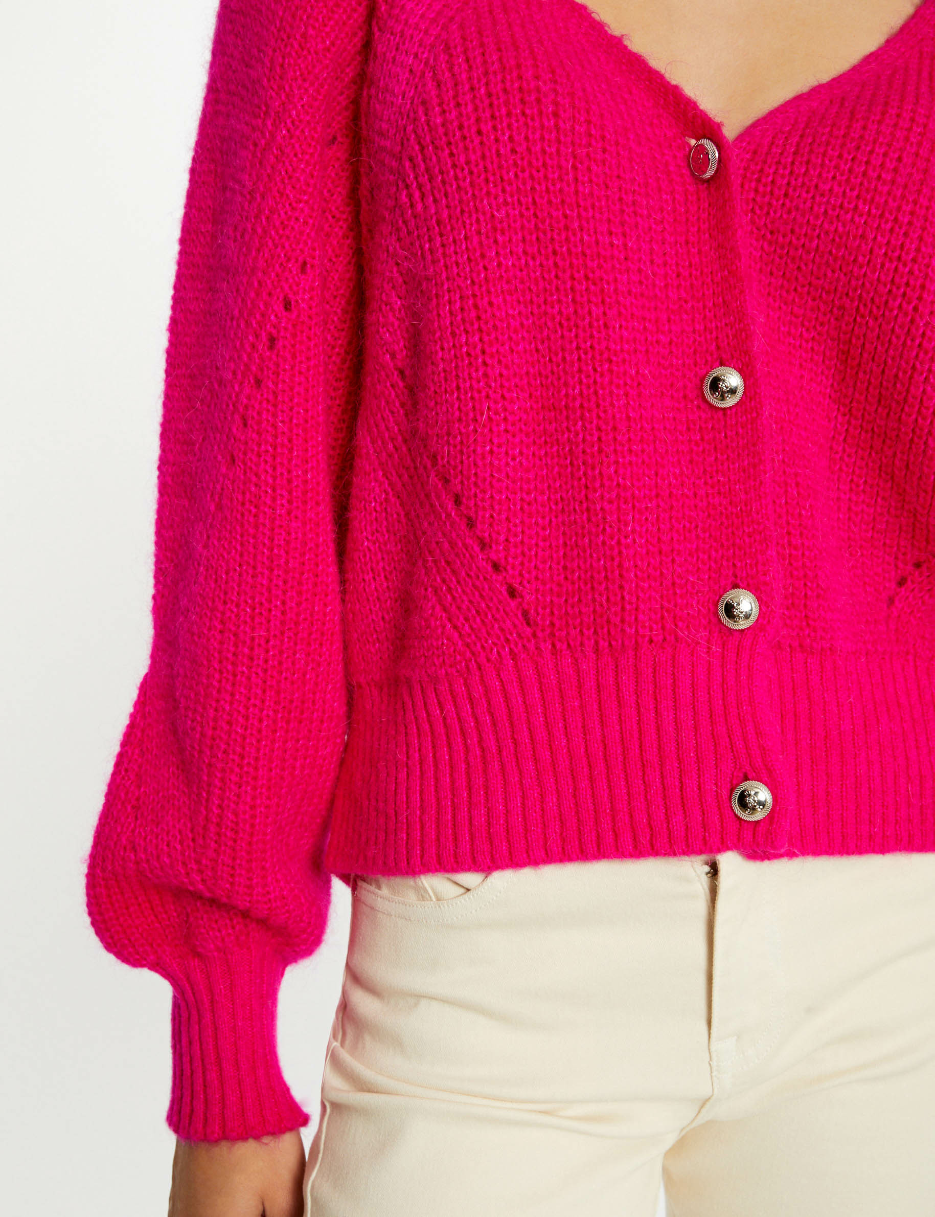 Blazer Femme Velours Décontracté à Boutons - Manches Longues, Poches - Bureau Ou Sortie - Coupe Ajustée