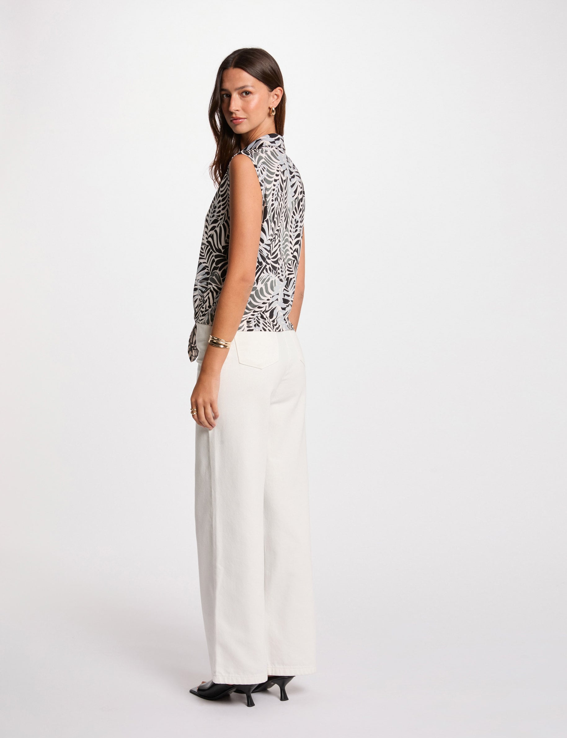 Chemisier Débardeur Guess Sans Manches - Taille M, Multicolore, Occasion Bon état