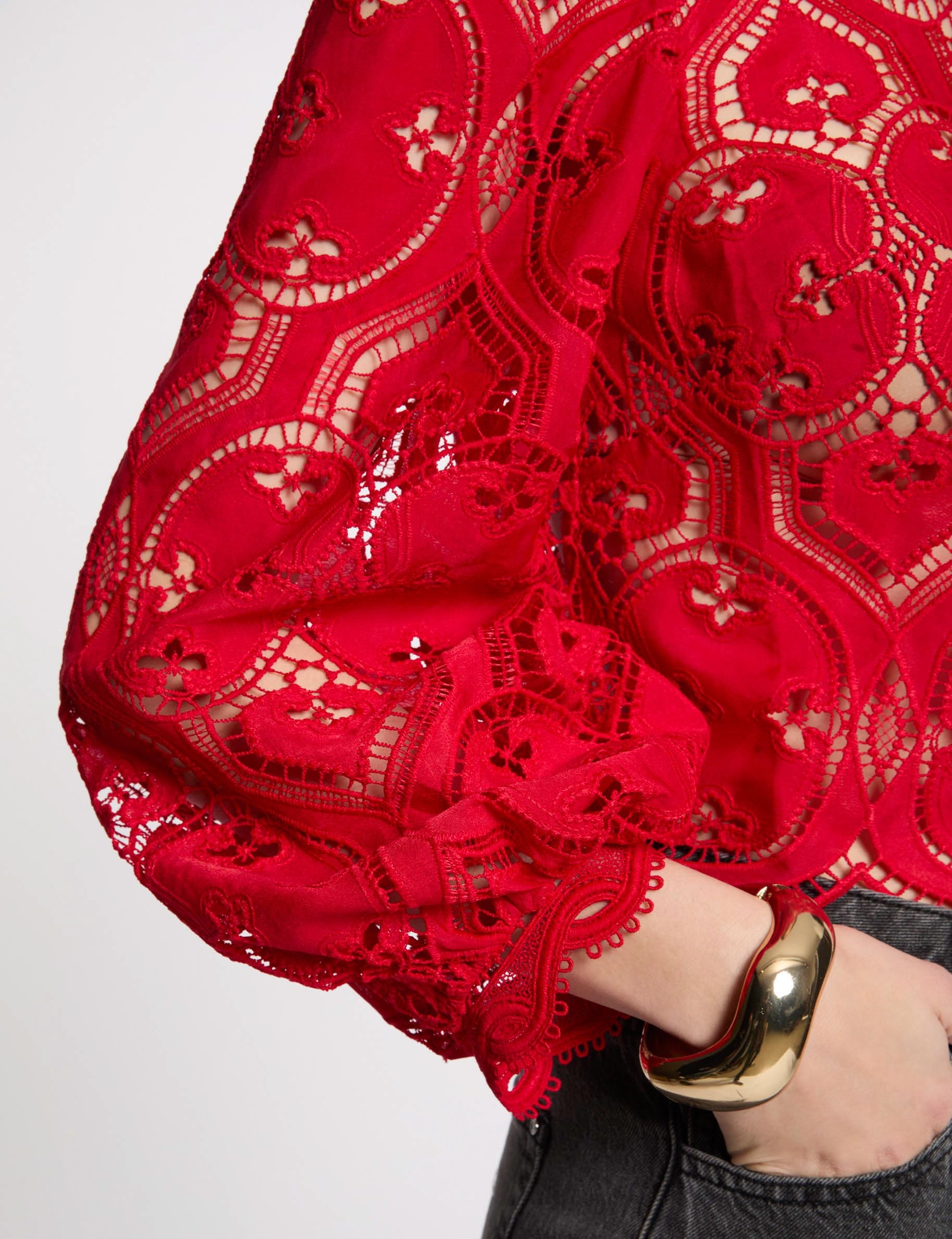 blouse manches longues rouge femme Blouse manches longues rouge femme