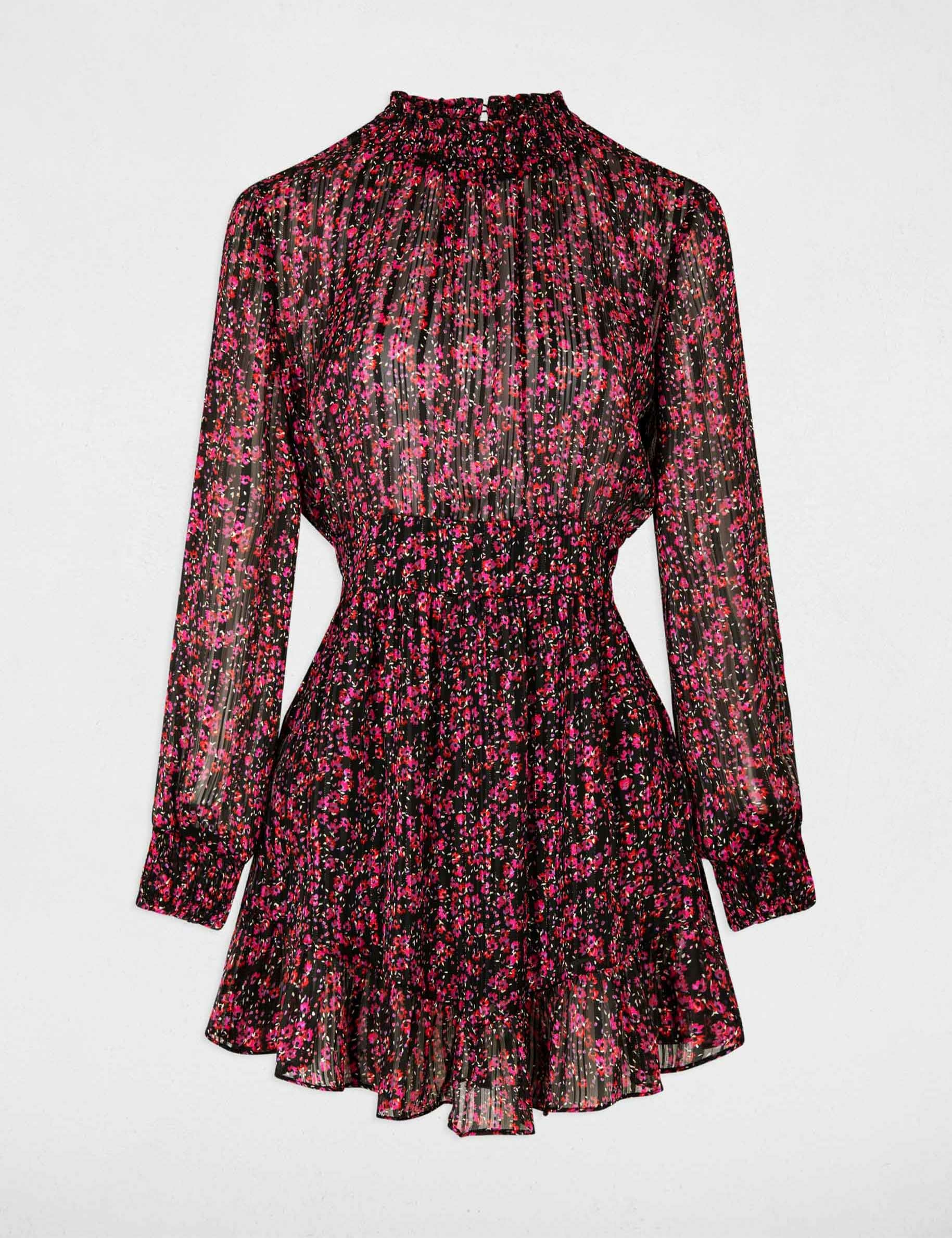 Robe cintrée imprimé floral multico femme