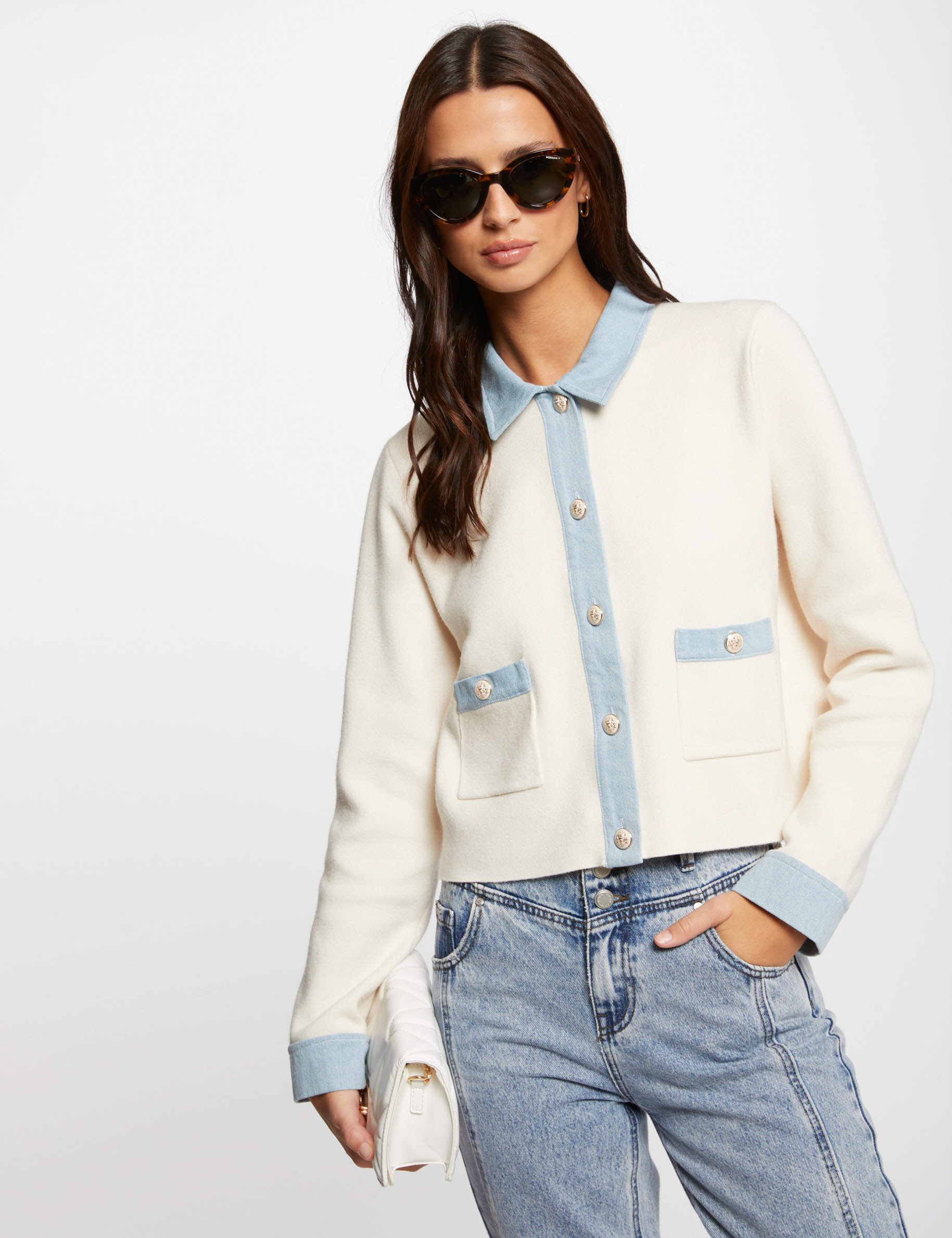 Gilet store manches longues