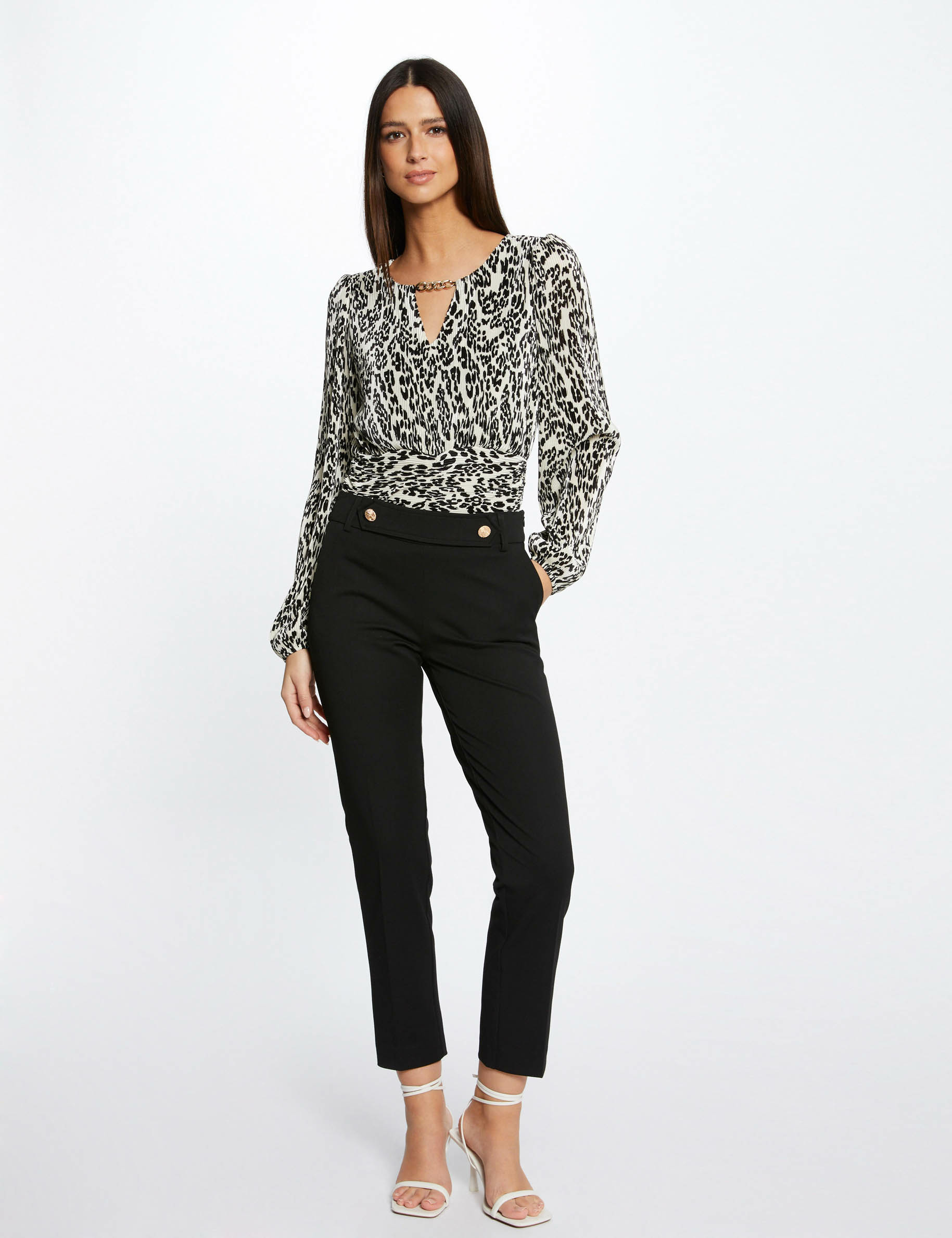 T-shirt manches longues imprimé multico femme T-shirt manches longues imprimé multico femme