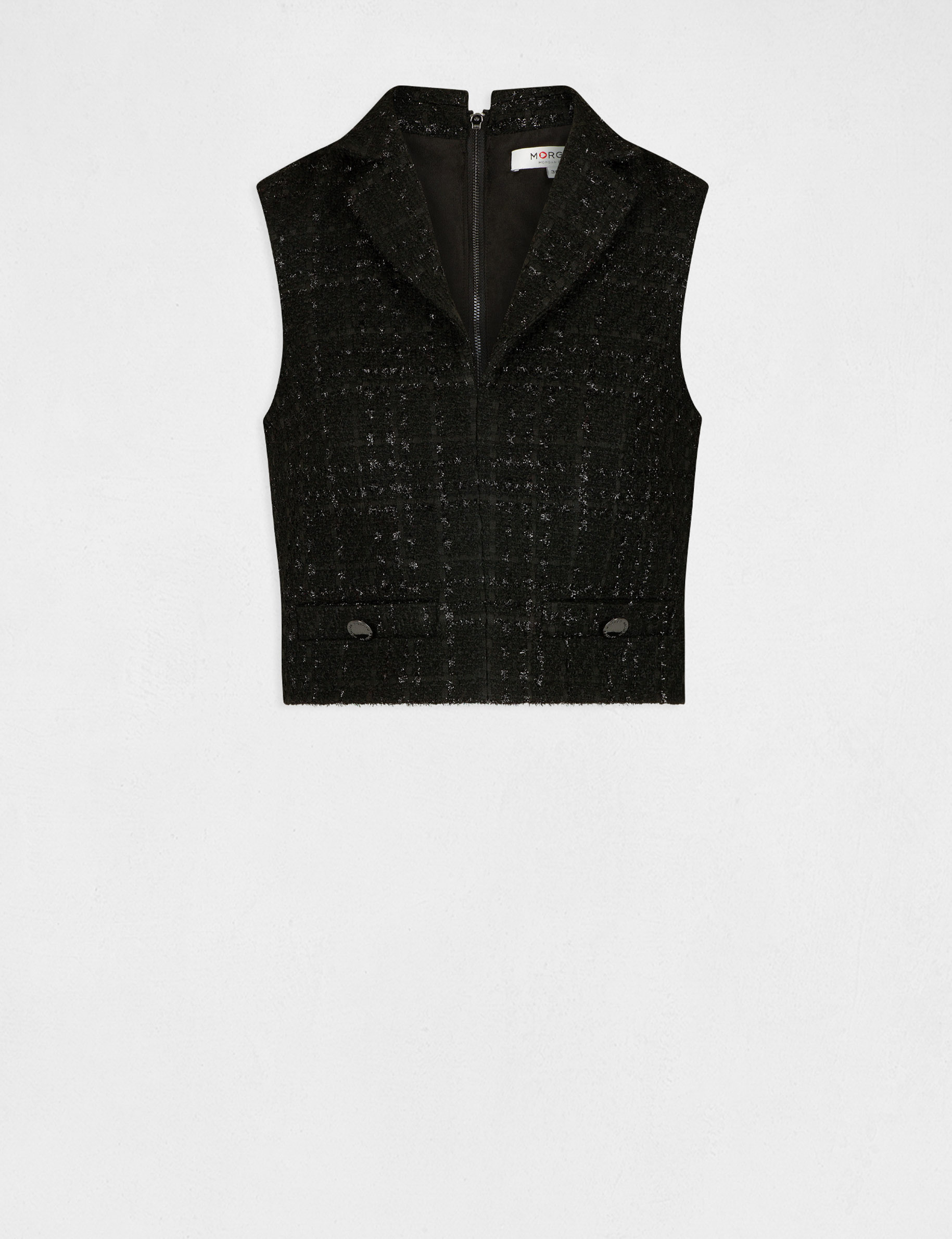 Blouse sans manches noir femme Blouse sans manches noir femme