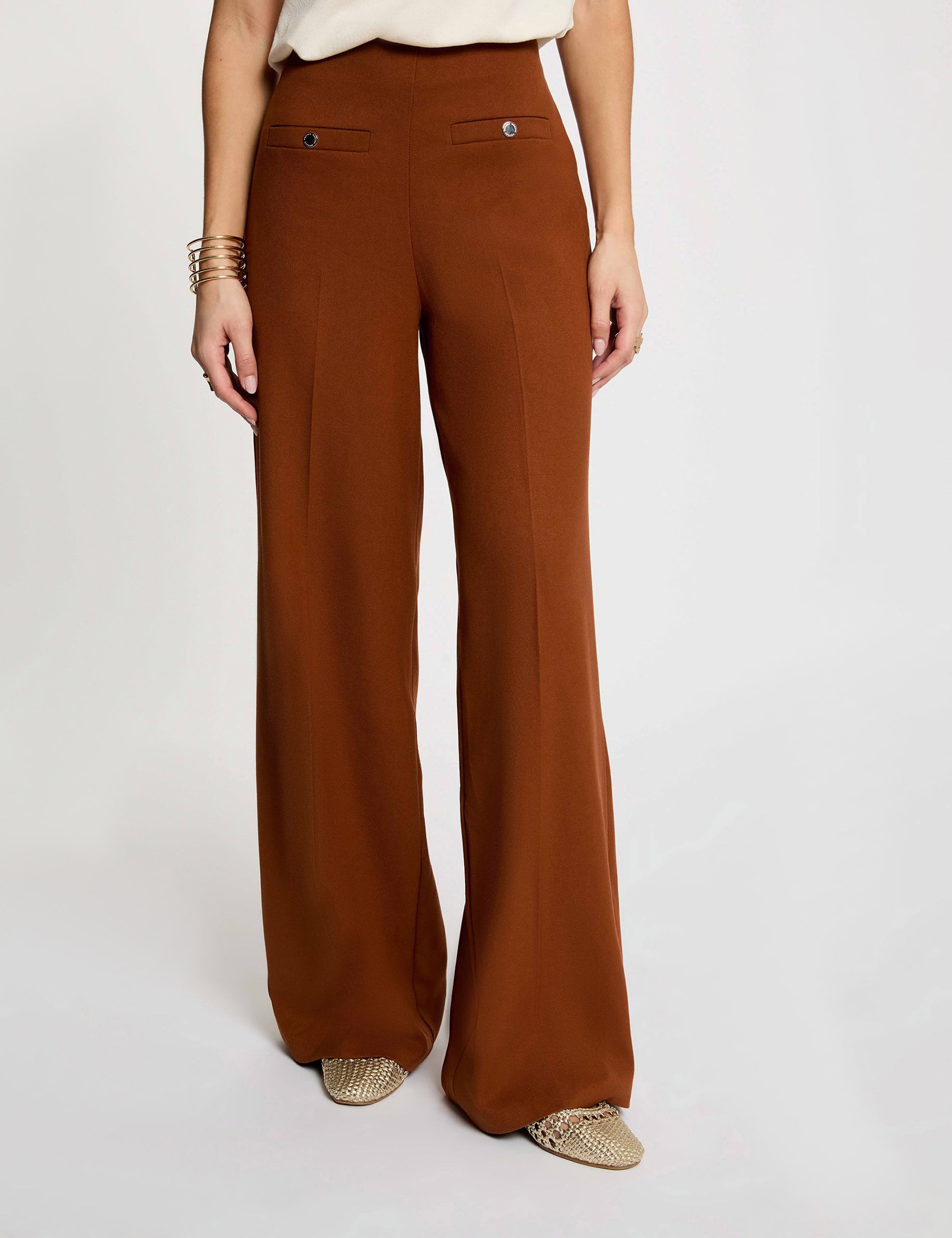 Débardeur Femme Faith Connexion Taille S – Marron, Doux Et Léger (Ange Motif)