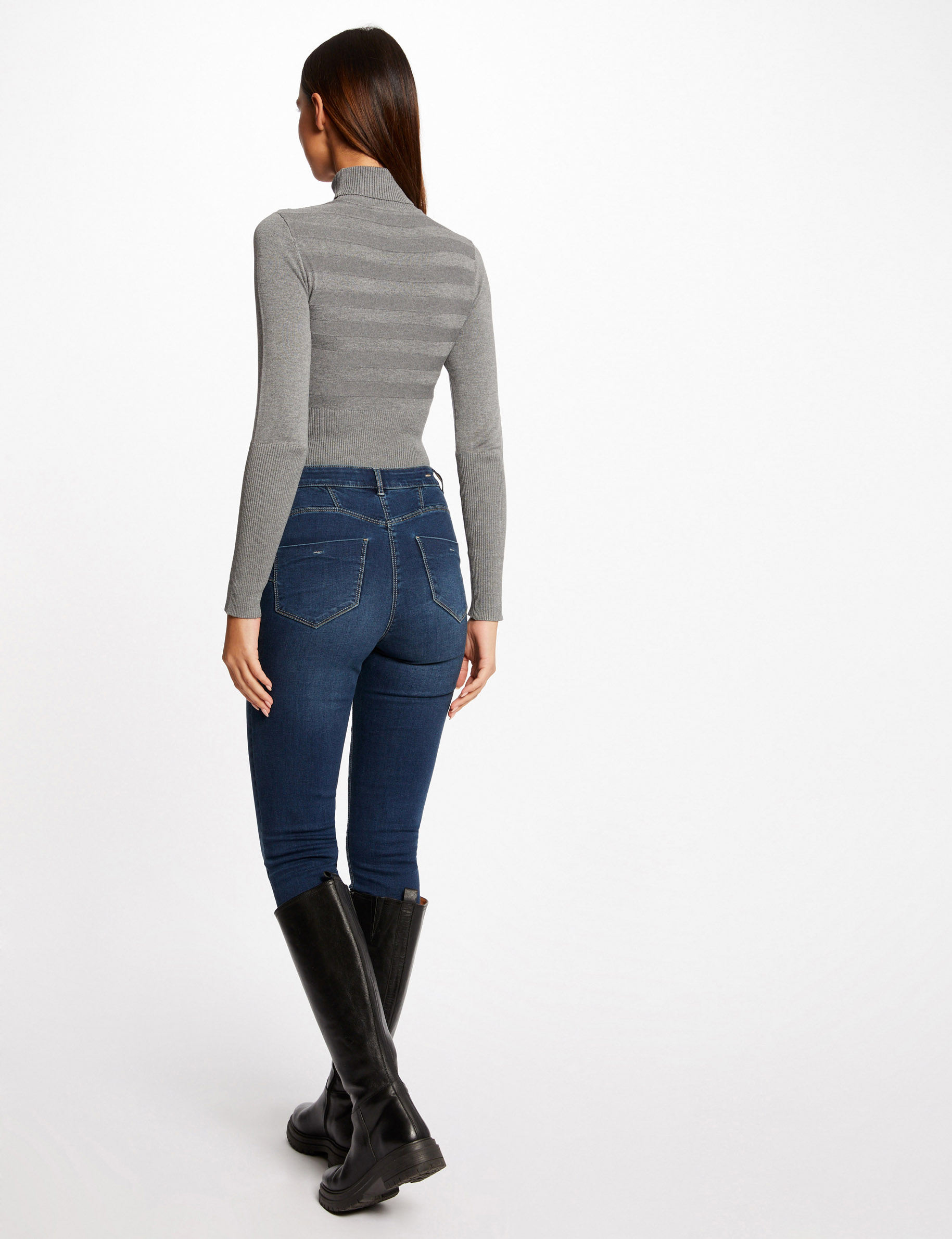 Pull Duveteux Femme Pull Col Roulé Femme Maille Fine Coupe