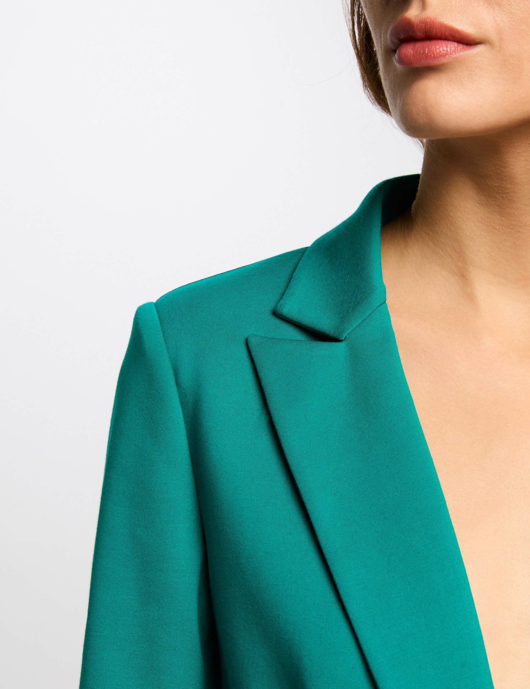 blazer court bleu turquoise femme Blazer court bleu turquoise femme