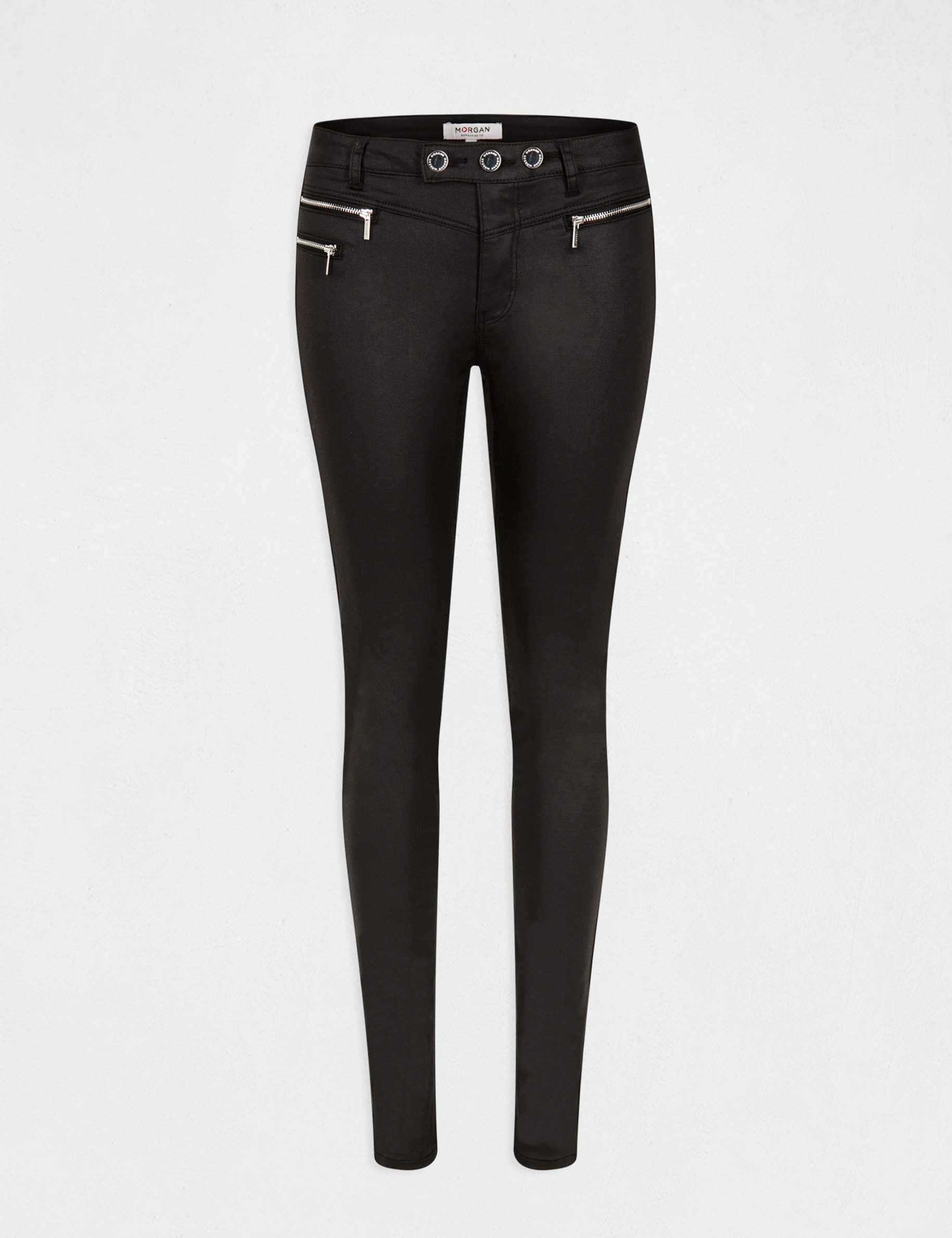Pantalon Skinny Tractr Noir/Gris - Taille 27 - Occasion Très Bon État