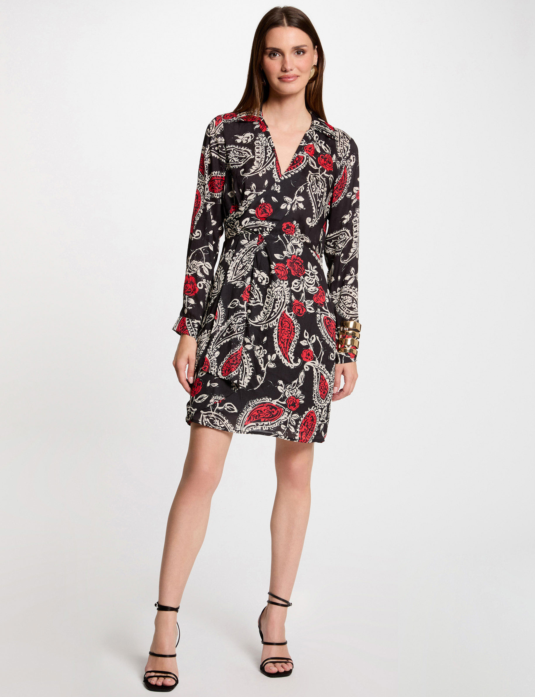 Robe courte droite femme outlet