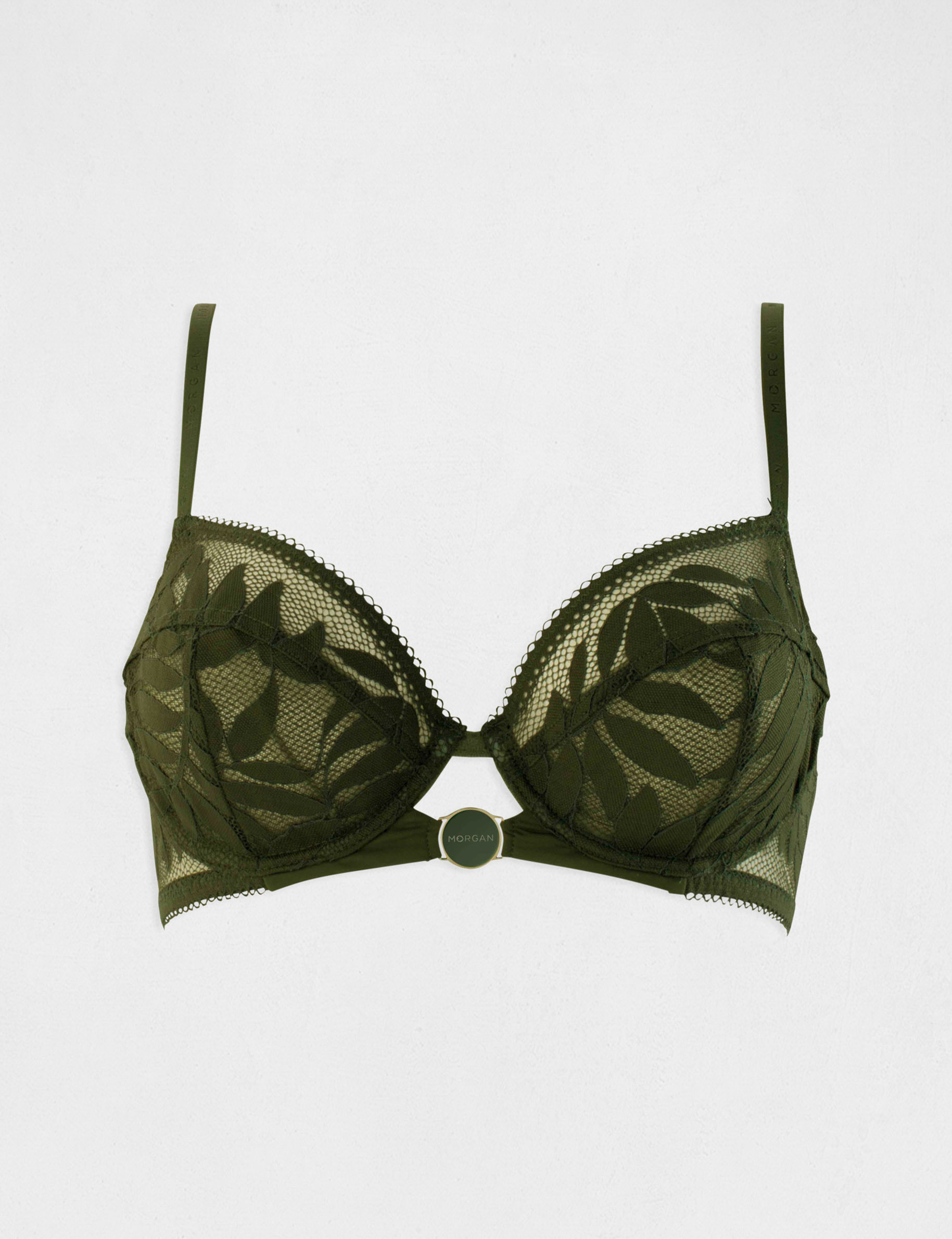 soutien gorge armatures vert kaki femme Soutien-gorge armatures vert kaki femme