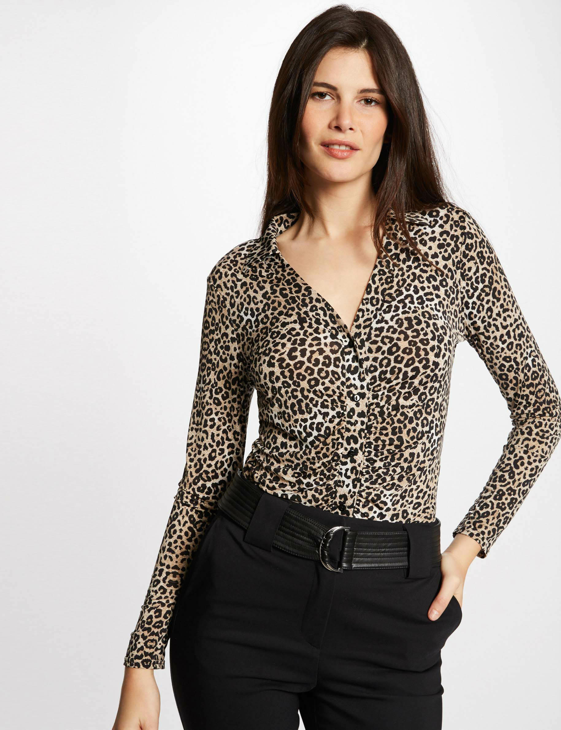 T-shirt manches longues imprimé multico femme T-shirt manches longues imprimé multico femme