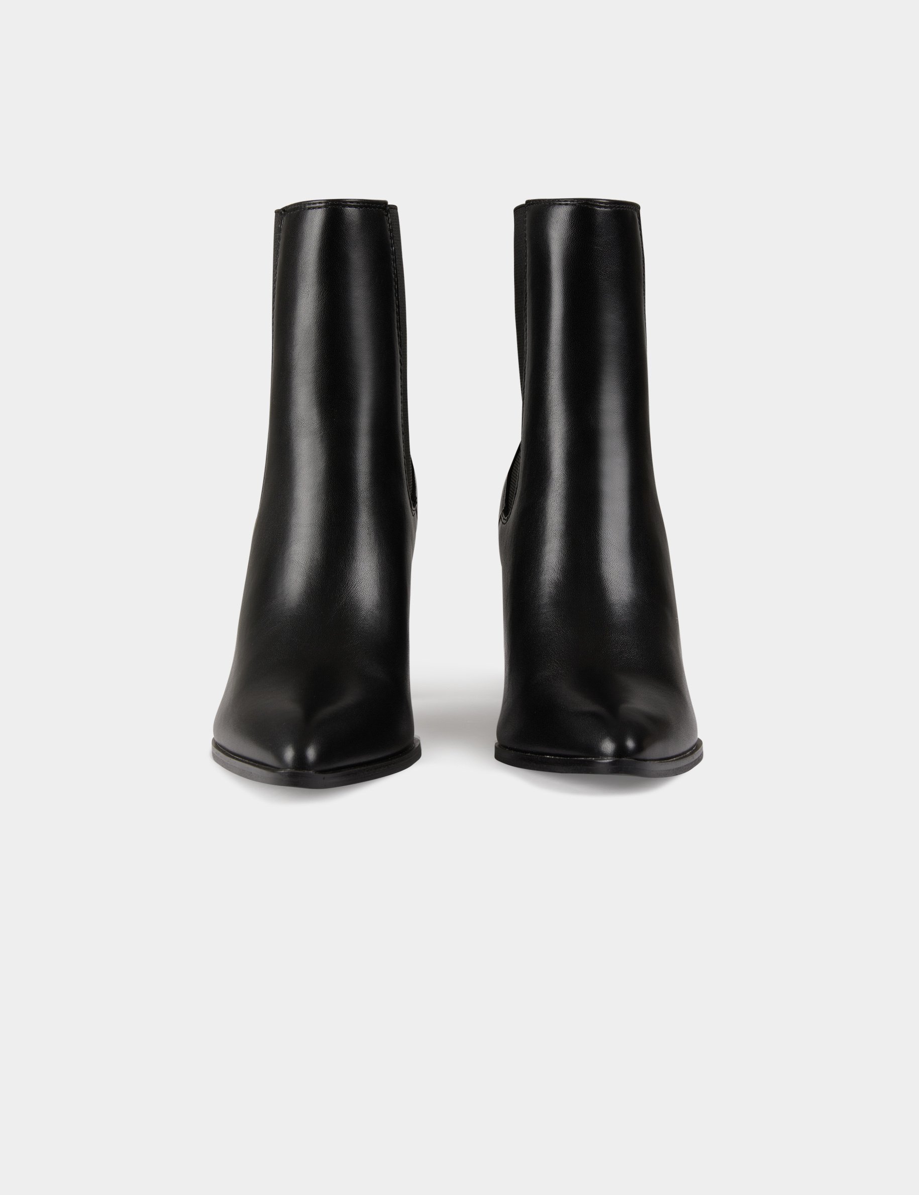 bottines elastiquees a talons noir femme Bottines élastiquées à talons noir femme